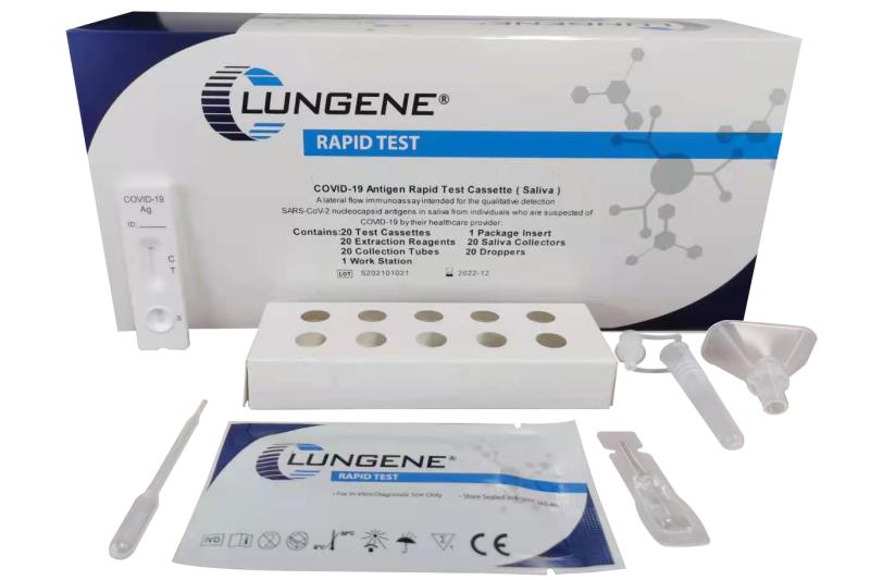Clungene Spucktest